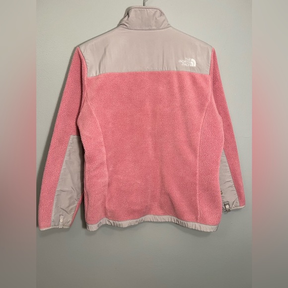 The North Face Full Zip Pink Fleece Jacket Size XL Girls - Picture 2 of 3